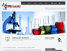 Tablet Screenshot of mirnauki.com